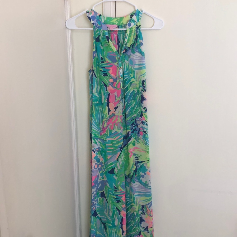 Lilly Pulitzer Bailey Silk Midi Dress